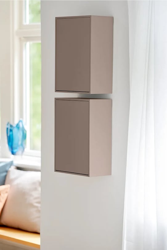 ReCollector kosz na śmieci ścienny Recycling box 30 x 15 x 40 cm SORT16BR brązowy