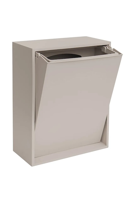 ReCollector kosz na śmieci ścienny Recycling box 30 x 15 x 40 cm SORT15GR beżowy AA00