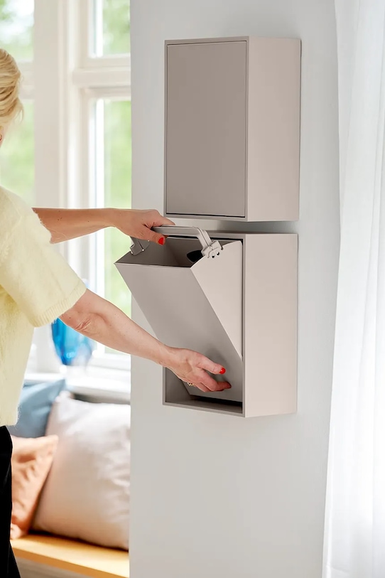 ReCollector kosz na śmieci ścienny Recycling box 30 x 15 x 40 cm SORT15GR