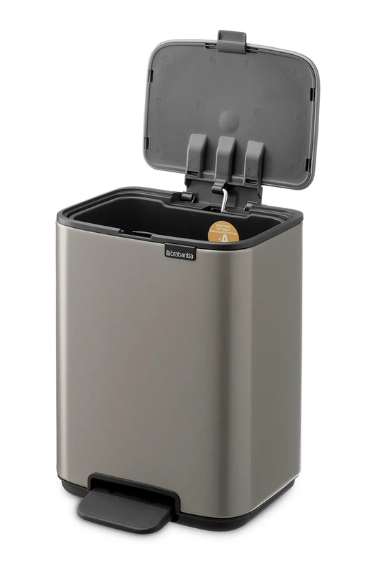 Kuchnia i bar Brabantia kosz na śmieci Bo 4 L 237881 szary