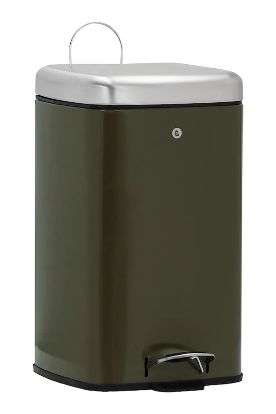 House Doctor kosz na śmieci ze stali nierdzewnej 27 x 36 x 46 cm zielony 900001026