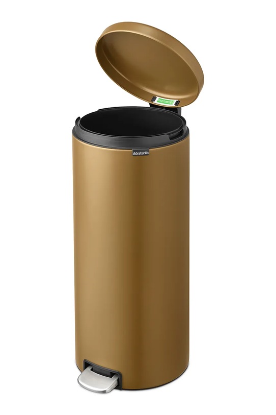 Kuchnia i bar Brabantia kosz na śmieci ze stali nierdzewnej 30 l 238581 żółty