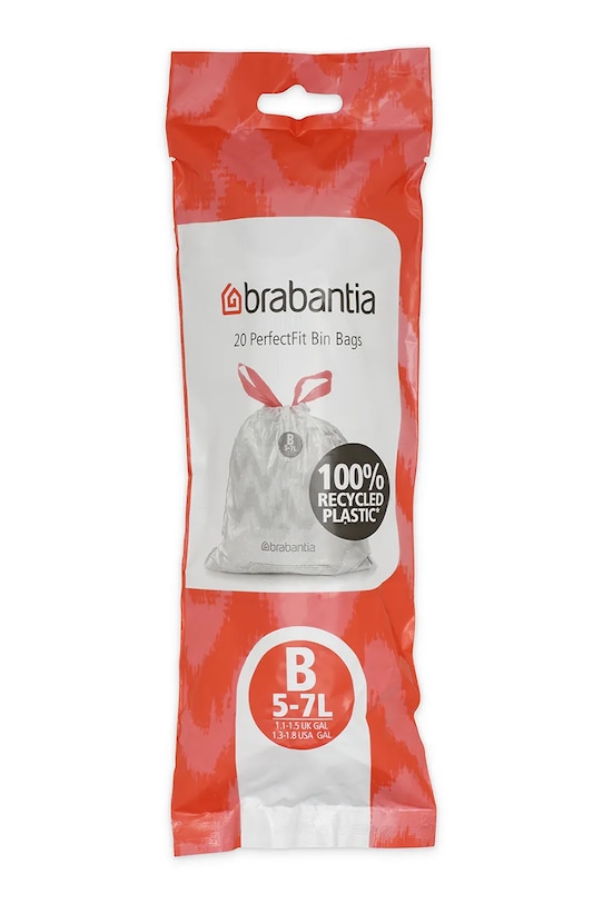 Brabantia worki na śmieci 5 l 100314 biały AA00