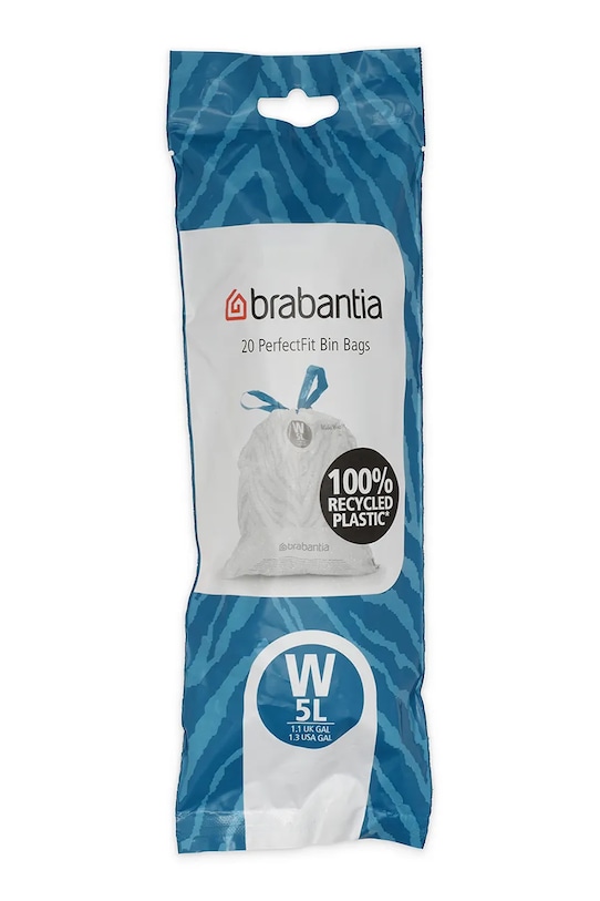 Brabantia Worki na śmieci 5 l 137884 biały AA00