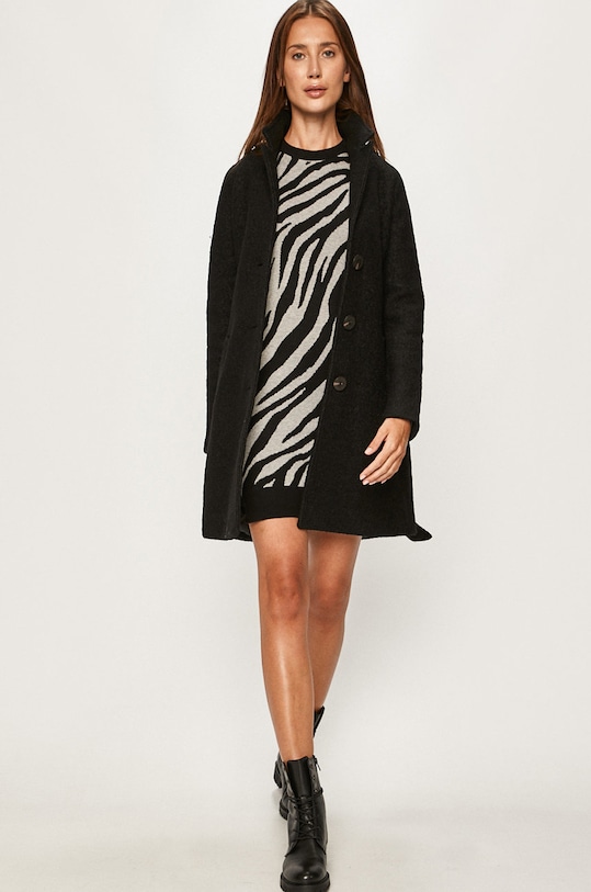 Vila - Kabát 14052624 čierna AA00