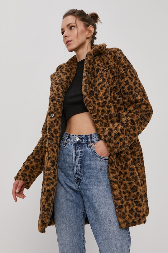 Noisy May Płaszcz pozostałe brązowy 27010169