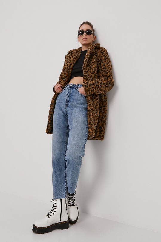 Noisy May Płaszcz 27010169 brązowy AA00