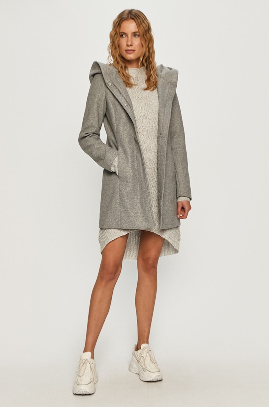 Vero Moda - Płaszcz 10231030 szary AA00
