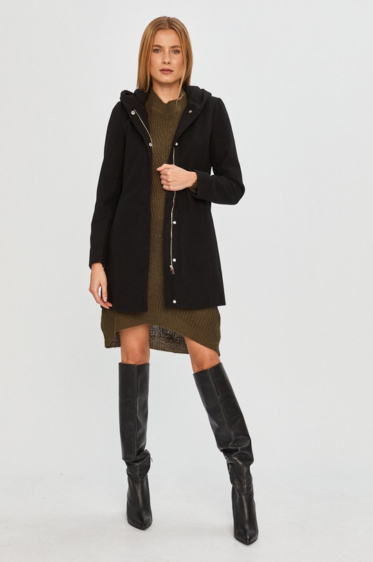 Vero Moda - Płaszcz 10231030 czarny AA00