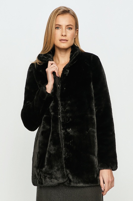 Vero Moda - Płaszcz bez kaptura czarny 10235833