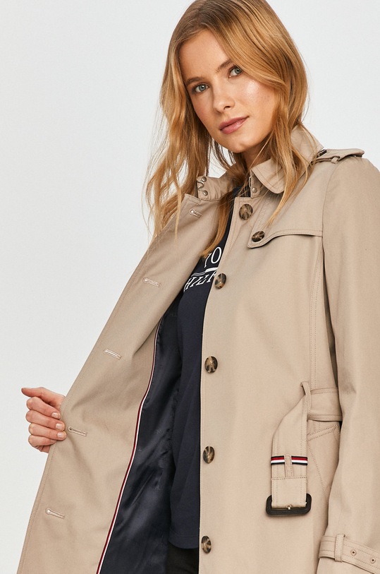 Trench kabát Tommy Hilfiger WW0WW24966