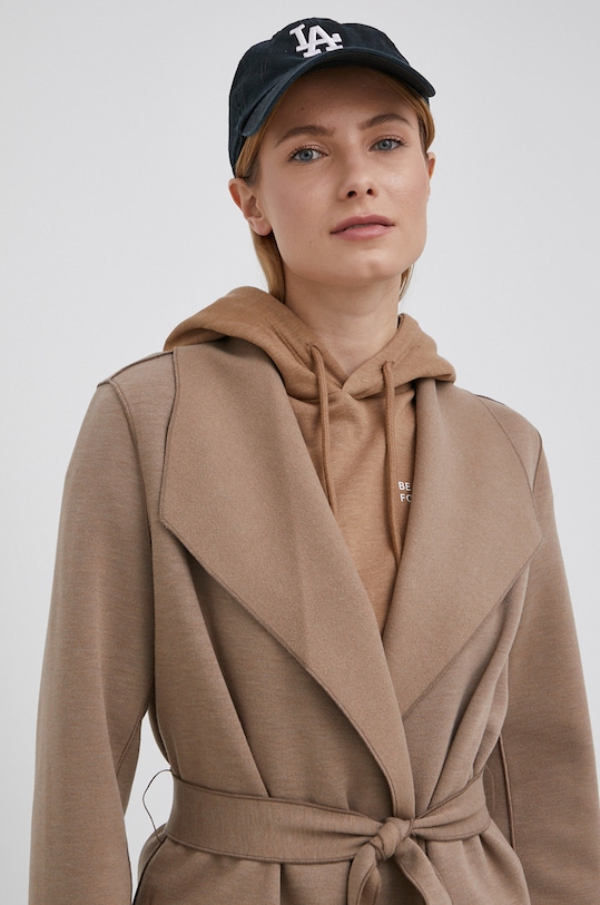 Vila płaszcz beżowy 14060740.Portabella