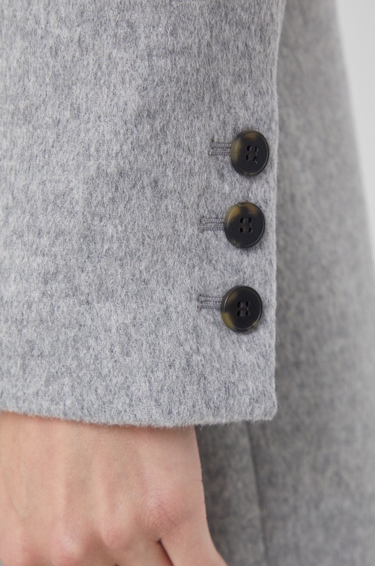 Selected Femme płaszcz wełniany 16079292.LightGreyM szary