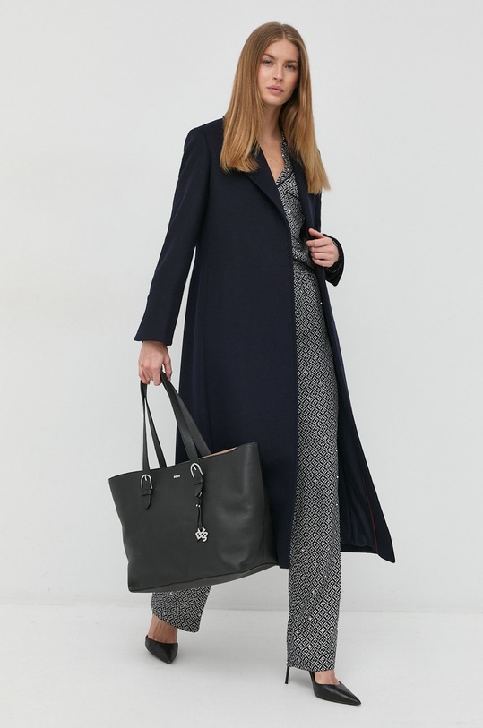 MAX&Co. palton de lână cu captuseala bleumarin 40149522