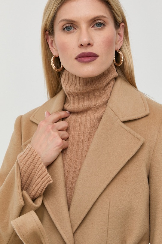 MAX&Co. płaszcz wełniany beżowy 40149722