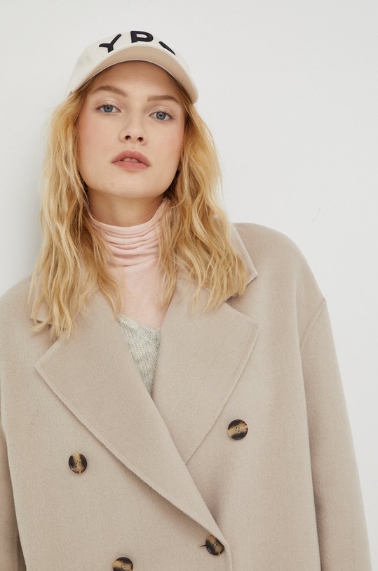 American Vintage palton de lana gri DADO404