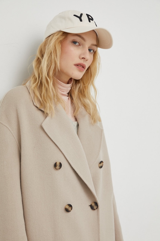 American Vintage palton de lana DADO404 gri