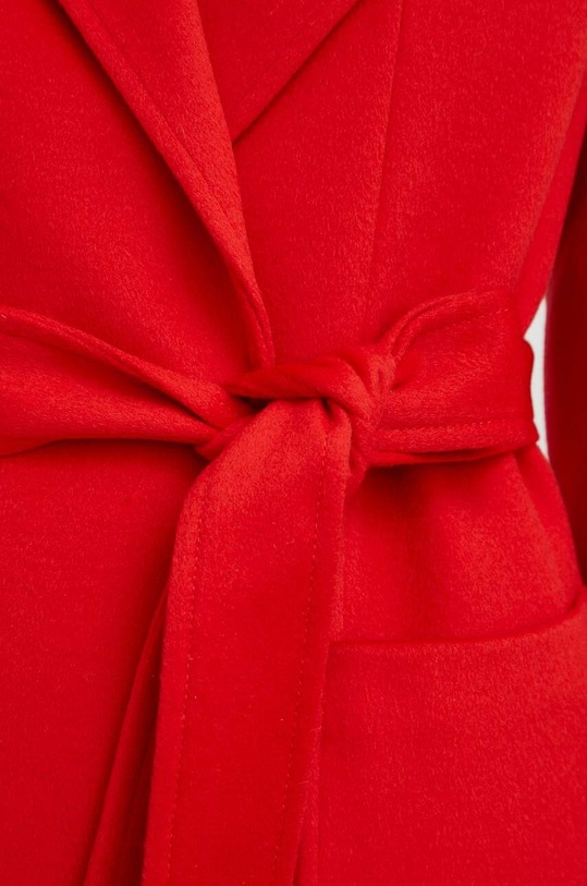 MAX&Co. płaszcz wełniany 40119723 czerwony