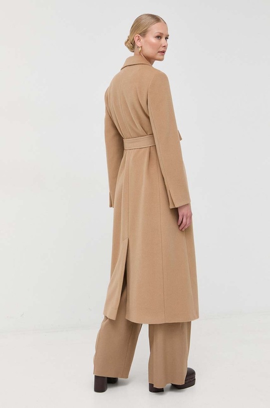 Шерстяное пальто MAX&Co. 40119523 бежевый AA00
