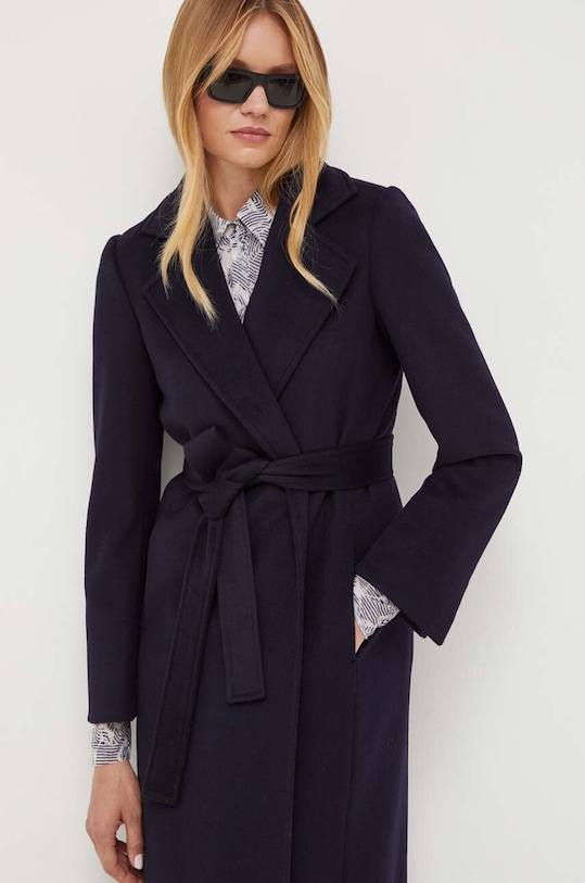 MAX&Co. cappotto in lana non isolato blu navy 40149523