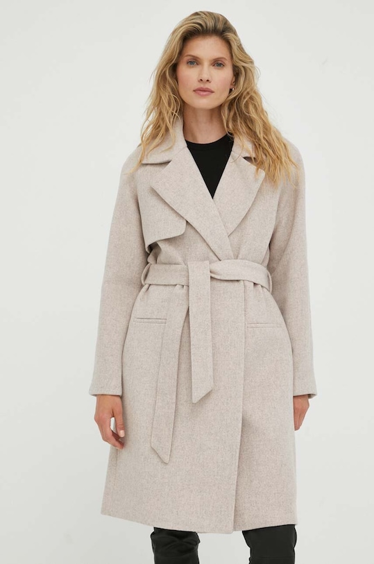 2NDDAY płaszcz wełniany Livia 2000132513 różowy AA00