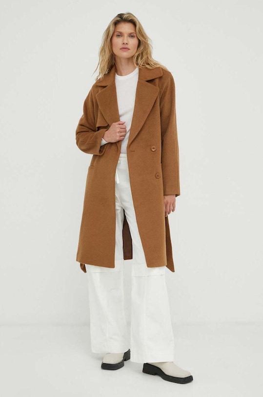 Vlnený kabát 2NDDAY Livia 2000132513 hnedá AA00