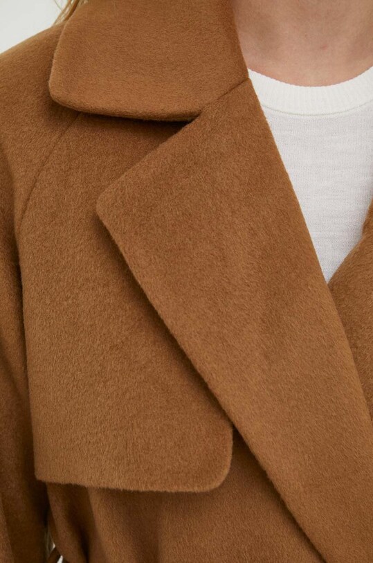 Vlnený kabát 2NDDAY Livia 2000132513 hnedá