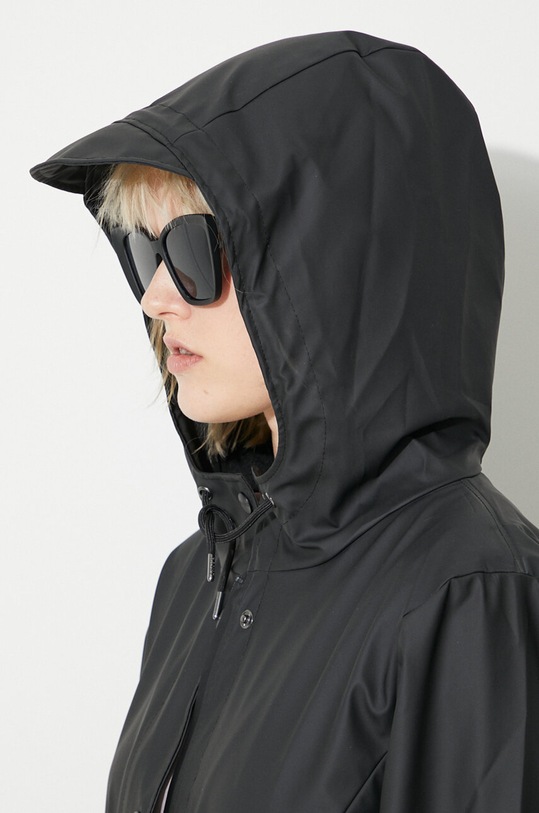 Rains palton de ploaie Curve Jacket 1206 negru