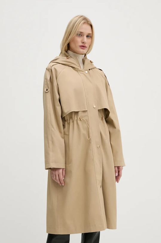 Ρούχα Βαμβακερό παλτό BA&SH 1H22TED μπεζ