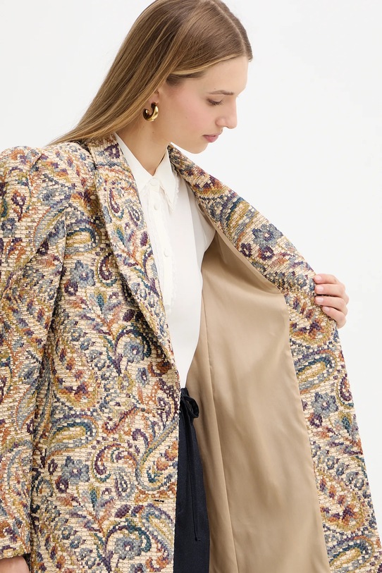 Twinset płaszcz z domieszką wełny 252TS2372