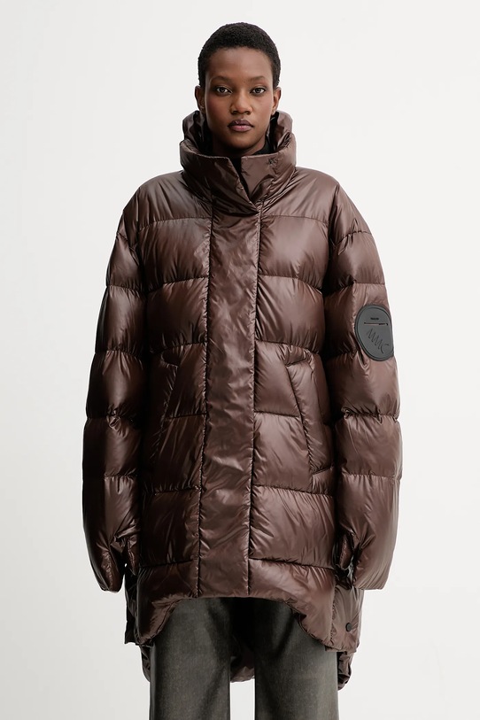 MMC STUDIO kurtka puchowa KARE bez kaptura brązowy KARE.COAT