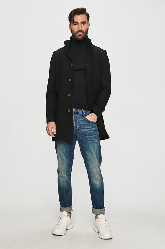 Selected Homme - Kabát 16075846 čierna AA00