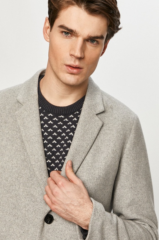 Jack & Jones - Płaszcz szary 12171374