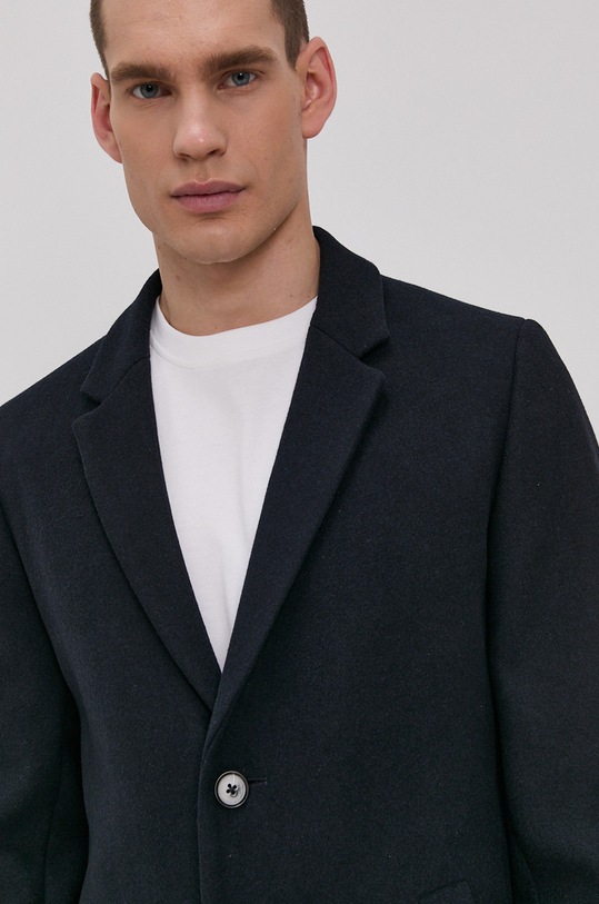 Jack & Jones - Kabát 12171374 tmavomodrá