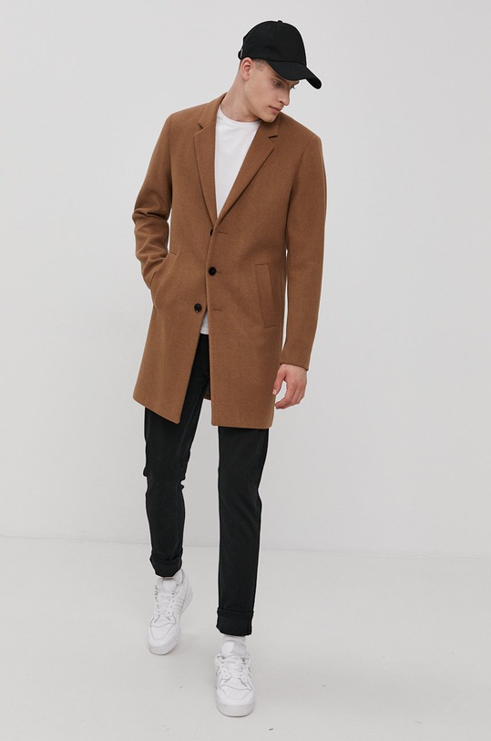 Jack & Jones - Płaszcz 12171374 brązowy AA00