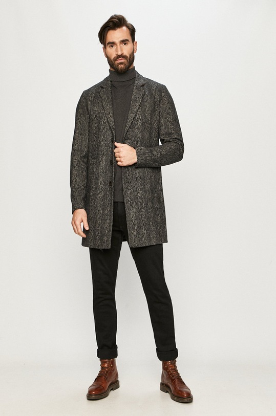 Jack & Jones - Płaszcz 12171374 czarny AA00