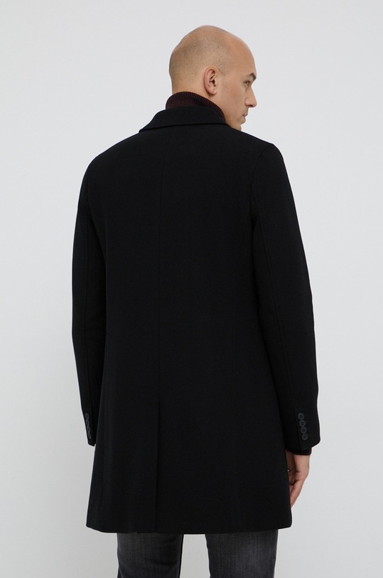 Odzież Selected Homme Płaszcz wełniany 16081403 czarny