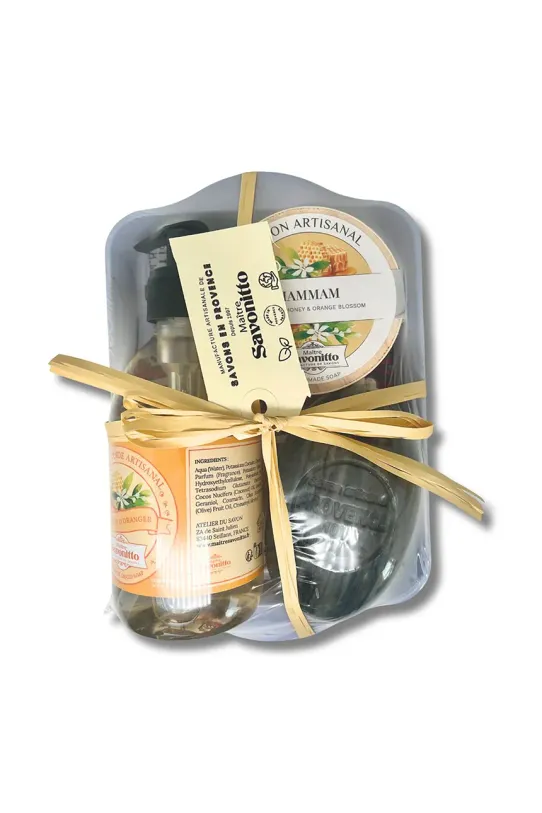 Maitre Savonitto szappanok készlete Hammam Box 3 db többszínű 150760001046000