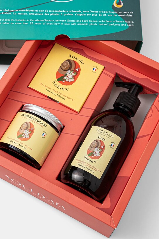 Домашнє SPA Набір косметики Aqui d'Aia Gift set Tuberose 3-pack 250745002092002 барвистий