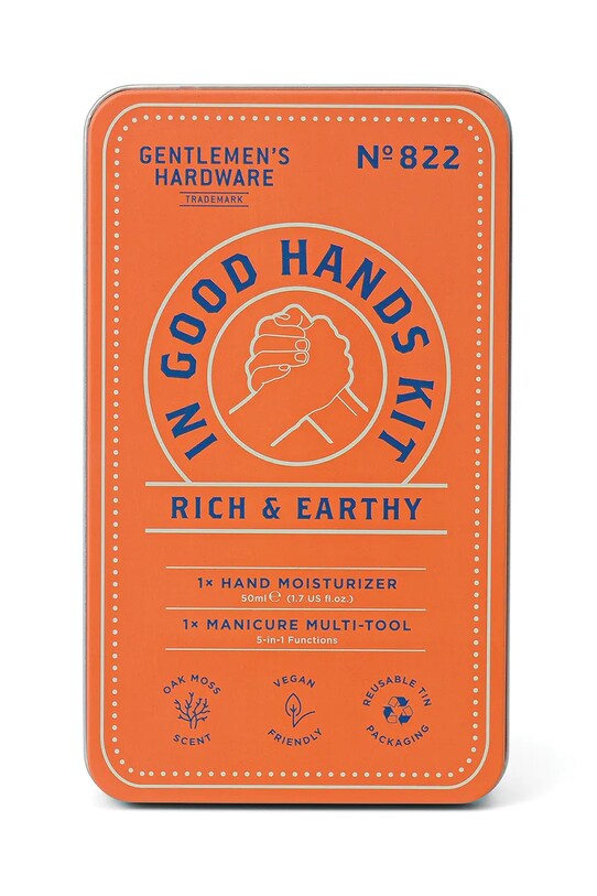 Дорожный набор для ухода за руками Gentlemen's Hardware In Good Hands Kit GEN822UK оранжевый AA00