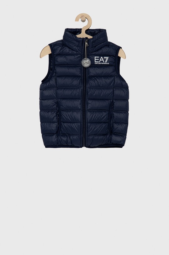 EA7 Emporio Armani - Bezrękawnik dziecięcy 104-164 cm 8NBQ01.BN29Z bez kaptura granatowy 8NBQ01.BN29Z