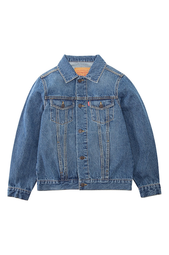 Otroška jeans jakna Levi's 8E2058.NOS.B modra AA00