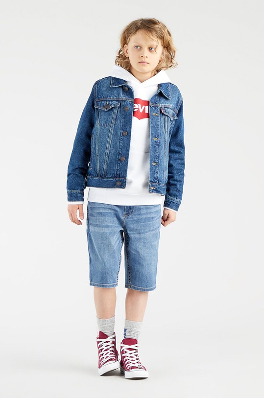 Дитяча джинсова куртка Levi's блакитний 9E2058.NOS.B