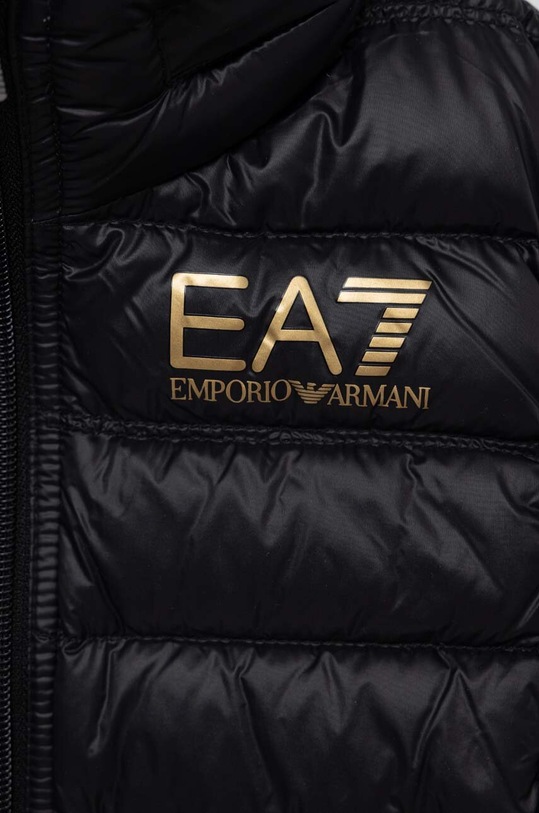 Chłopiec EA7 Emporio Armani bezrękawnik puchowy dziecięcy 8NBQ02.BN29Z czarny