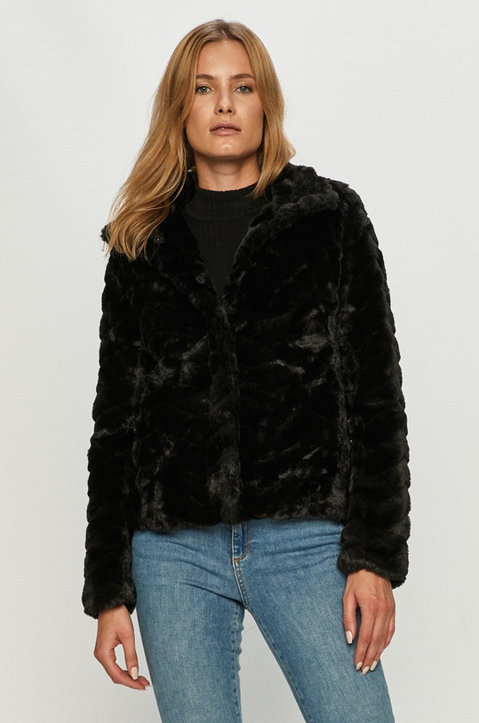 Vila - Kurtka bez kaptura czarny 14056447