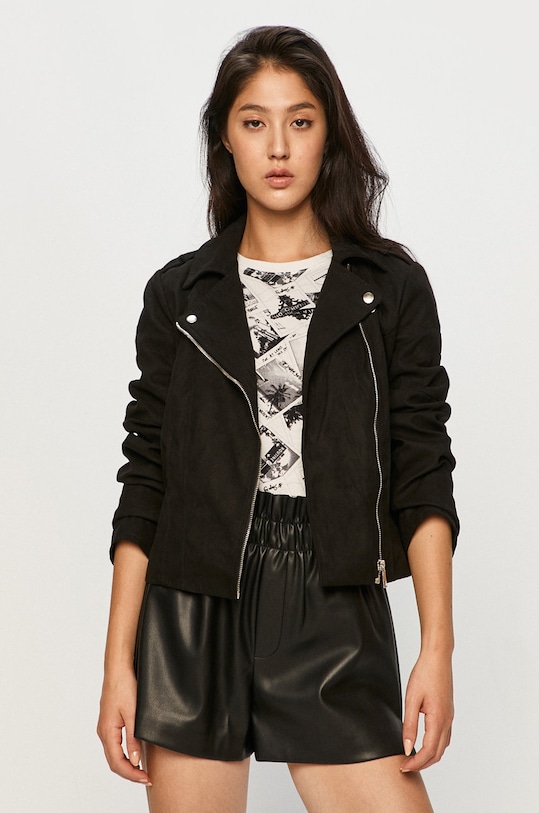 Jacqueline de Yong - Ramoneska bez kaptura czarny 15212258