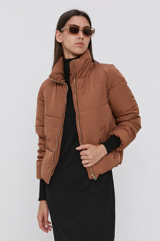Jacqueline de Yong - Kurtka bez kaptura brązowy 15213591