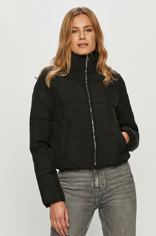 Only - Jakna s toplom postavom crna 15205371