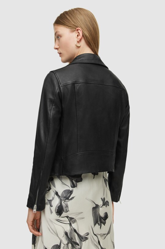 AllSaints - Kožená bunda Dalby Biker WL004N
