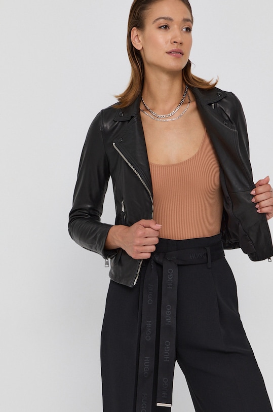 AllSaints - Koжено Яке Dalby Biker WL004N